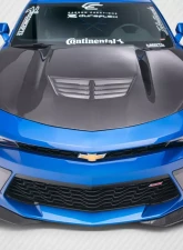 2016-2018 Chevrolet Camaro Carbon Creations DriTech Grid Front Bumper Air Duct Extensions Add Ons Spat Extensions - 2 Piece                                     - 113179 - Image 8