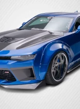 2016-2018 Chevrolet Camaro Carbon Creations DriTech Grid Front Bumper Air Duct Extensions Add Ons Spat Extensions - 2 Piece                                     - 113179 - Image 7
