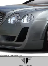 2003-2010 Bentley Continental GT GTC AF-2 Front Lip Spoiler ( GFK ) - 1 Piece ( Must be used with AF-2 Front Bumper)                                     - 113188 - Image 2