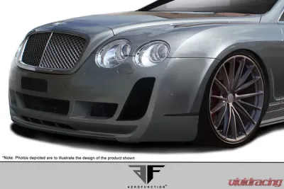 2003-2010 Bentley Continental GT GTC AF-2 Front Lip Spoiler ( GFK ) - 1 Piece ( Must be used with AF-2 Front Bumper) - 113188