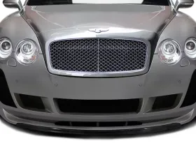 2003-2010 Bentley Continental GT GTC Carbon AF-2 Front Lip Spoiler ( CFP ) - 1 Piece ( Must be used with Carbon AF-2 Front Bumper)