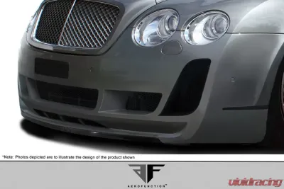 2003-2010 Bentley Continental GT GTC Carbon AF-2 Front Lip Spoiler ( CFP ) - 1 Piece ( Must be used with Carbon AF-2 Front Bumper) - 113189