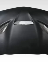 2000-2005 Dodge Neon Duraflex Hellcat Look Hood - 1 Piece                                     - 113196 - Image 4