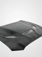 2011-2014 Dodge Charger Carbon Creations DriTech Hellcat Look Hood - 1 Piece                                     - 113201 - Image 3