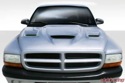 1997-2004 Dodge Dakota 1998-2003 Durango Duraflex Hellcat Look Hood - 1 Piece - 113206