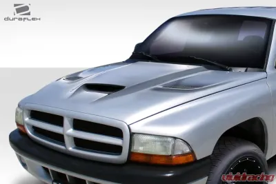 1997-2004 Dodge Dakota 1998-2003 Durango Duraflex Hellcat Look Hood - 1 Piece - 113206