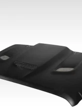 2007-2018 Jeep Wrangler Duraflex Hellcat Look Hood - 1 Piece                                     - 113214 - Image 9