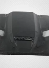 2007-2018 Jeep Wrangler Carbon Creations DriTech Hellcat Look Hood - 1 Piece                                     - 113215 - Image 2
