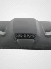 2007-2018 Jeep Wrangler Carbon Creations DriTech Hellcat Look Hood - 1 Piece                                     - 113215 - Image 3