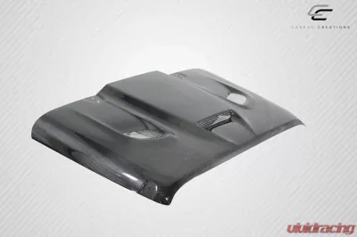 2007-2018 Jeep Wrangler Carbon Creations DriTech Hellcat Look Hood - 1 Piece - 113215