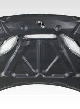 2005-2010 Chrysler 300 300c Duraflex Hellcat Look Hood - 1 Piece                                     - 113218 - Image 6