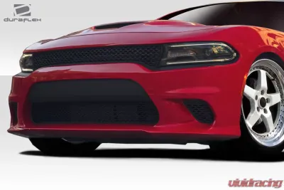 2015-2023 Dodge Charger Duraflex Hellcat Look Front Bumper - 1 Piece - 113220