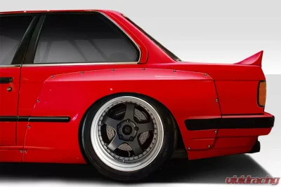 1984-1991 BMW 3 Series E30 Duraflex TKO Wide Body Kit - 10 Piece - 113230