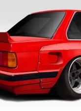 1984-1991 BMW 3 Series E30 Duraflex TKO Wide Body Rear Fender Flares 70mm - 2 Piece                                     - 113226 - Image 2