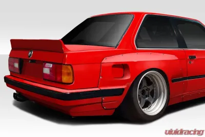 1984-1991 BMW 3 Series E30 Duraflex TKO Wide Body Rear Fender Flares 70mm - 2 Piece - 113226