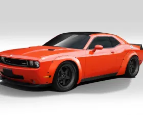 2008-2020 Dodge Challenger Duraflex Novara Wide Body Kit - 7 Piece