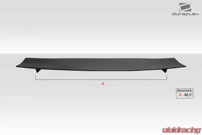 Universal 62" Duraflex VRX V1 Short Wing Complete Kit - 9 Piece - 113248