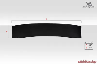 Universal 62" Duraflex VRX V1 Short Wing Complete Kit - 9 Piece - 113248