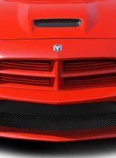 2006-2010 Dodge Charger Duraflex Hellcat Look Front Bumper - 1 Piece                                     - 113290 - Image 6