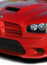 2006-2010 Dodge Charger Duraflex Hellcat Look Front Bumper - 1 Piece                                     - 113290 - Image 2