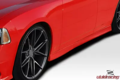 2006-2010 Dodge Charger Duraflex Hellcat Look Side Skirts - 2 Piece - 113291