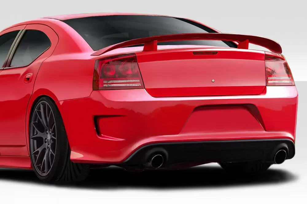 2006-2010 Dodge Charger Duraflex Hellcat Look Rear Bumper - 1 Piece - 113292