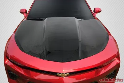 2016-2023 Chevrolet Camaro Carbon Creations DriTech Cowl Hood - 1 Piece - 113296