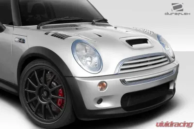 2002-2006 Mini Cooper / Cooper S R50 R53 2005-2008 Cooper convertible R52 Duraflex Racer Hood - 1 Piece - 113313
