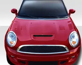 2007-2013 Mini Cooper Hatchback R56 Clubman R55 2009-2015 Cooper convertible R57 2012-2015 Cooper Coupe / Roadster R58 R59 Duraflex Racer Hood - 1 Piece