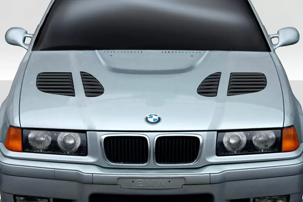 1992-1998 BMW 3 Series M3 E36 4DR Duraflex GTR Hood - 1 Piece - 113317