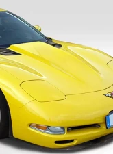 1997-2004 Chevrolet Corvette C5 Duraflex DTM Hood - 1 Piece                                     - 113330 - Image 2