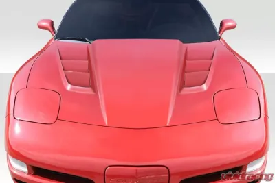 1997-2004 Chevrolet Corvette C5 Duraflex H Design Hood - 1 Piece - 113331