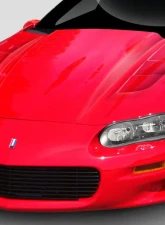 1998-2002 Chevrolet Camaro Duraflex H Design Hood - 1 Piece                                     - 113332 - Image 2