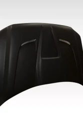 2004-2008 Ford F-150 / 2006-2008 Lincoln Mark LT Duraflex Shark Hood - 1 Piece                                     - 113339 - Image 3