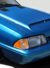 1987-1993 Ford Mustang Duraflex GT500 Hood - 1 Piece                                     - 113343 - Image 2