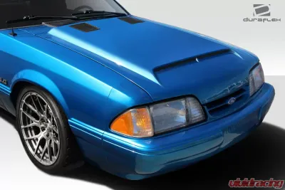 1987-1993 Ford Mustang Duraflex GT500 Hood - 1 Piece - 113343