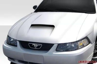 1999-2004 Ford Mustang Duraflex CVX Version 2 Hood - 1 Piece - 113345