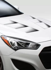 2013-2016 Hyundai Genesis Coupe 2DR Duraflex TS-1 Hood - 1 Piece                                     - 113350 - Image 2
