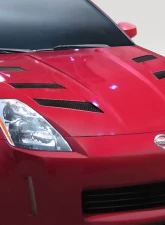 2003-2006 Nissan 350Z Z33 Duraflex AM-S Hood - 1 Piece                                     - 113354 - Image 2