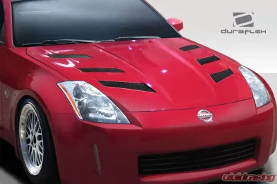 2003-2006 Nissan 350Z Z33 Duraflex AM-S Hood - 1 Piece - 113354