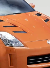 2007-2008 Nissan 350Z Z33 Duraflex AM-S Hood - 1 Piece                                     - 113355 - Image 2