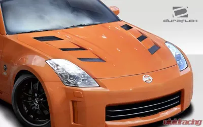 2007-2008 Nissan 350Z Z33 Duraflex AM-S Hood - 1 Piece - 113355