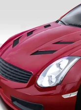 2003-2007 Infiniti G Coupe G35 Duraflex AM-S Hood - 1 Piece                                     - 113359 - Image 2