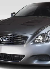 2007-2013 Infiniti G Sedan G25 G35 G37 / Q40 Duraflex TS-1 Hood - 1 Piece                                     - 113361 - Image 2