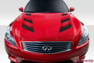 2008-2015 Infiniti G37 | Q60 Duraflex AM-S Hood - 1 Piece - 113362
