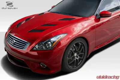 2008-2015 Infiniti G37 | Q60 Duraflex AM-S Hood - 1 Piece - 113362