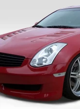 2003-2007 Infiniti G Coupe G35 Duraflex O Design Hood - 1 Piece                                     - 113363 - Image 6
