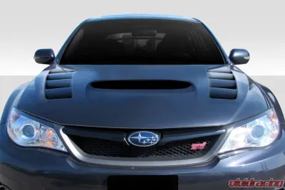 2008-2011 Subaru Impreza 2008-2014 WRX STI Duraflex VR-S Hood - 1 Piece - 113368