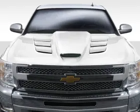 2007-2013 Chevrolet Silverado Duraflex Viper Look Hood - 1 Piece