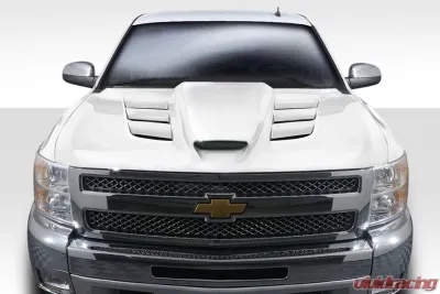2007-2013 Chevrolet Silverado Duraflex Viper Look Hood - 1 Piece - 113402
